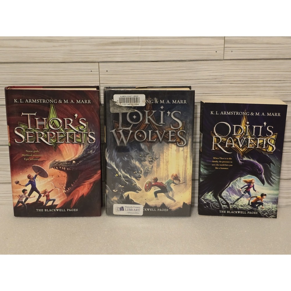 Blackwell Pages Saga Set Of 3 Books Lot Novels